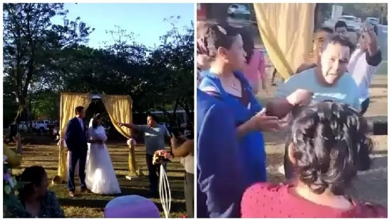 Papá interrumpe boda de su exyerno (TikTok)