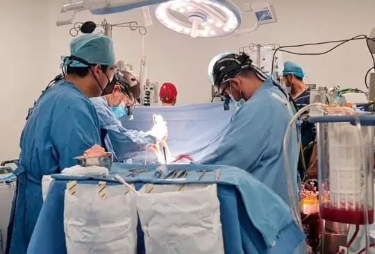 El trasplante de dos pulmones, para una misma paciente y de un solo donador, duró alrededor de seis horas Créditos: IMSS El trasplante de dos pulmones, para una misma paciente y de un solo donador, duró alrededor de seis horas Créditos: IMSS