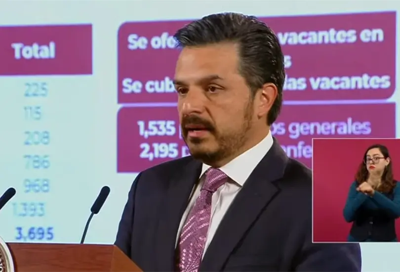 Zoé Robledo informó que se incorporaron más estados al programa IMSS-Bienestar para proporcionar servicios de salud gratuitos a la población sin seguridad social. Zoé Robledo informó que se incorporaron más estados al programa IMSS-Bienestar para proporcionar servicios de salud gratuitos a la población sin seguridad social.