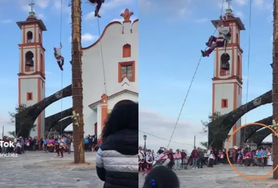 El suceso ocurri&oacute; en una plaza del poblado de San Andr&eacute;s Tuxtla, Veracruz Cr&eacute;ditos: Captura de pantalla 