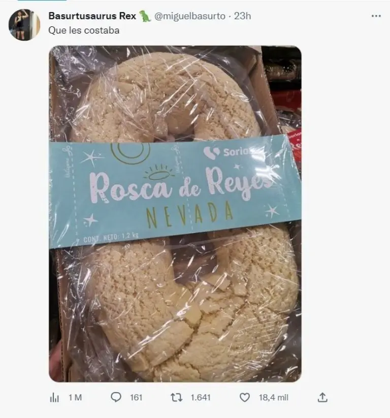 Rosca de reyes sin ate ni higo (Twitter)