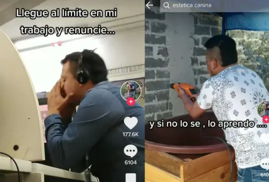 El hombre abandonó su empleo para poder hacer lo que más le gusta, pese a los comentarios negativos de su familia y amigos