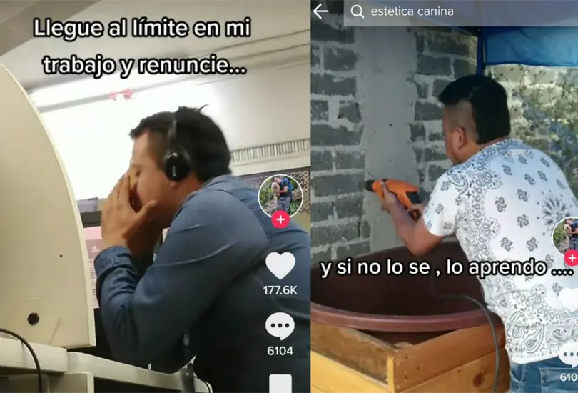 El hombre abandon&oacute; su empleo para poder hacer lo que m&aacute;s le gusta, pese a los comentarios negativos de su familia y amigos
