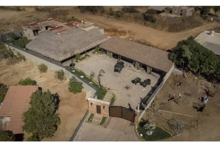 El supuesto rancho de Ovidio en Jesús María, en Culiacán. Imagen: Especial.