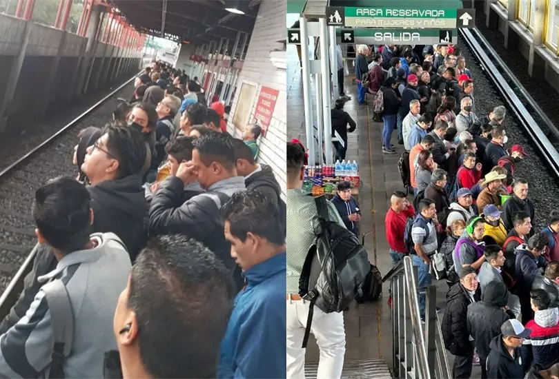 Metro CDMX: L&iacute;neas con retrasos y fallas este mi&eacute;rcoles 11 de octubre. 