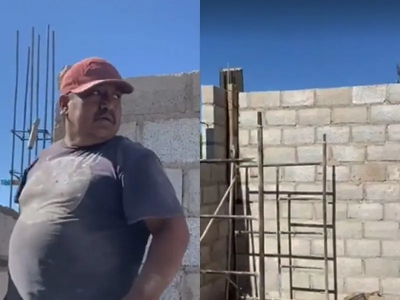 Albañiles se vuelven virales al construir un cuarto sin puerta. Albañiles se vuelven virales al construir un cuarto sin puerta.