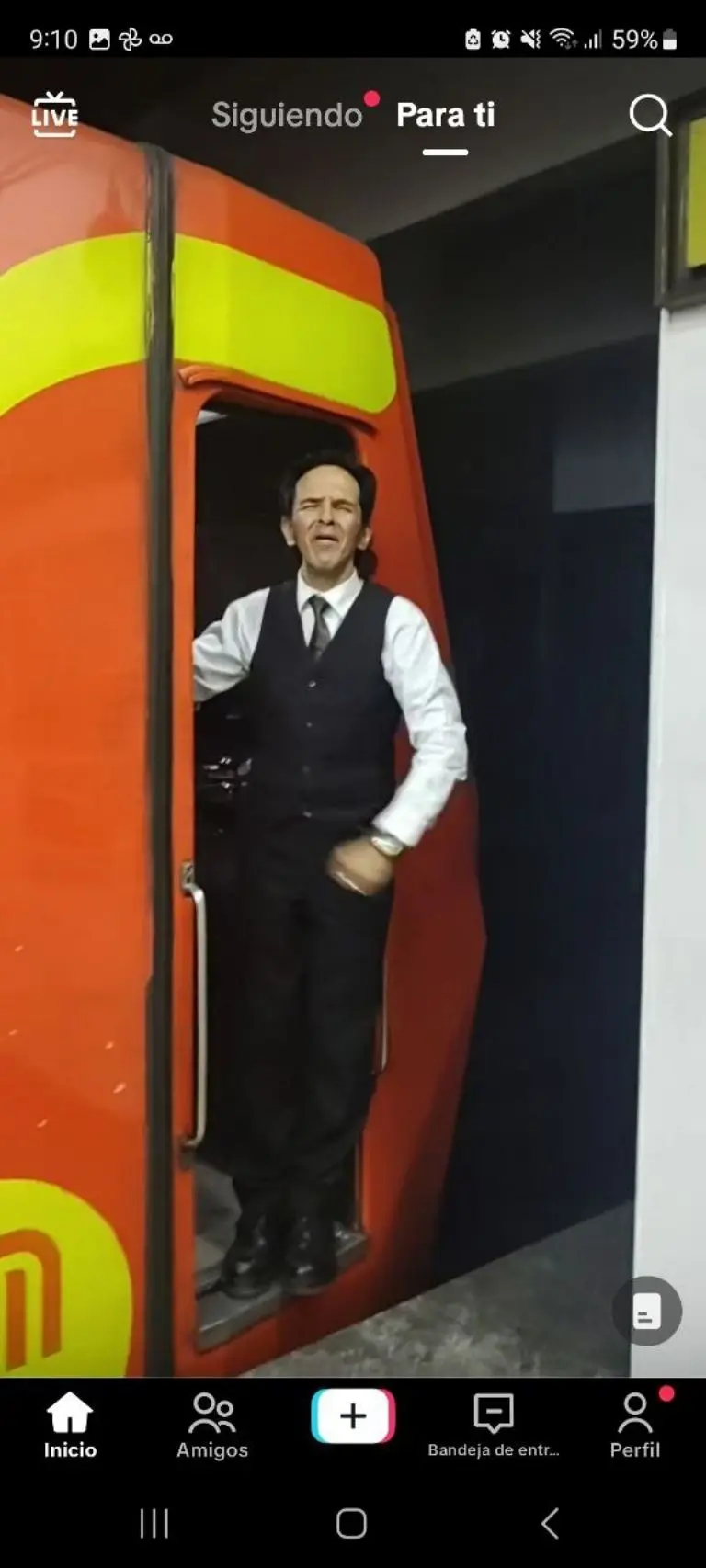 Condcutor Mauricio Nares - Tomada de video