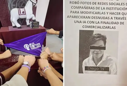 Alumnas de la ESCA del IPN presentaron denuncia ante la Fiscalía por temas de acoso digital. 