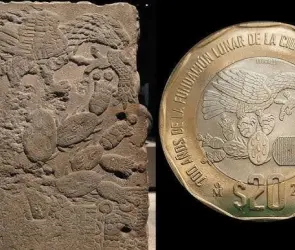 Compran moneda de 20 pesos de la Fundación Lunar de Tenochtitlán en 900 mil | Características