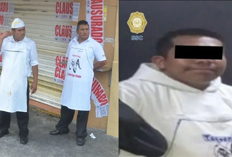 Detienen a mesero por golpear a pareja en taquer&iacute;a Borrego Viudo, tras reclamar por cuenta elevada 