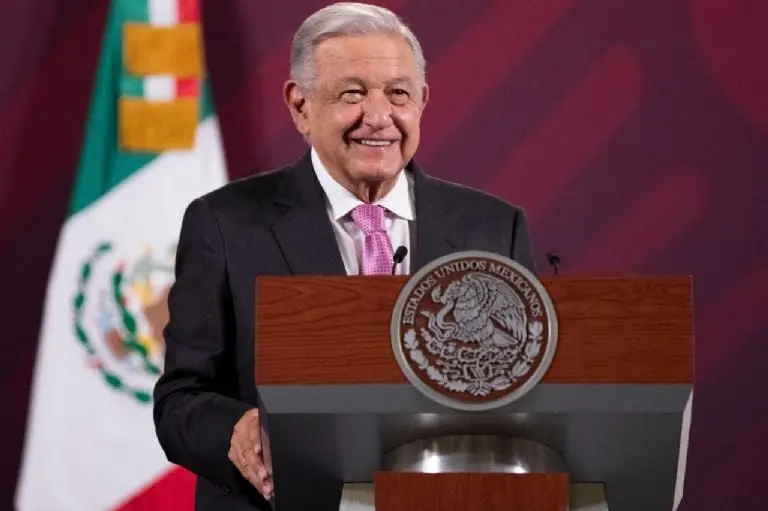AMLO habló sobre la Pensión del Bienestar. Foto: Presidencia.