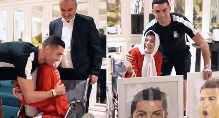 Pintora iraní rompe el silencio y habla sobre la 'condena' a Cristiano Ronaldo tras emotivo abrazo Créditos: Captura de video
