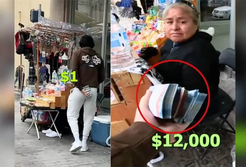 VIDEO: Millonario regala 12 mil pesos a vendedora de la calle y seguidores lo acusan de falso VIDEO: Millonario regala 12 mil pesos a vendedora de la calle y seguidores lo acusan de falso