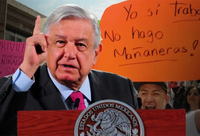 Paro Nacional de trabajadores del Poder Judicial est&aacute; manipulado, acusa AMLO 