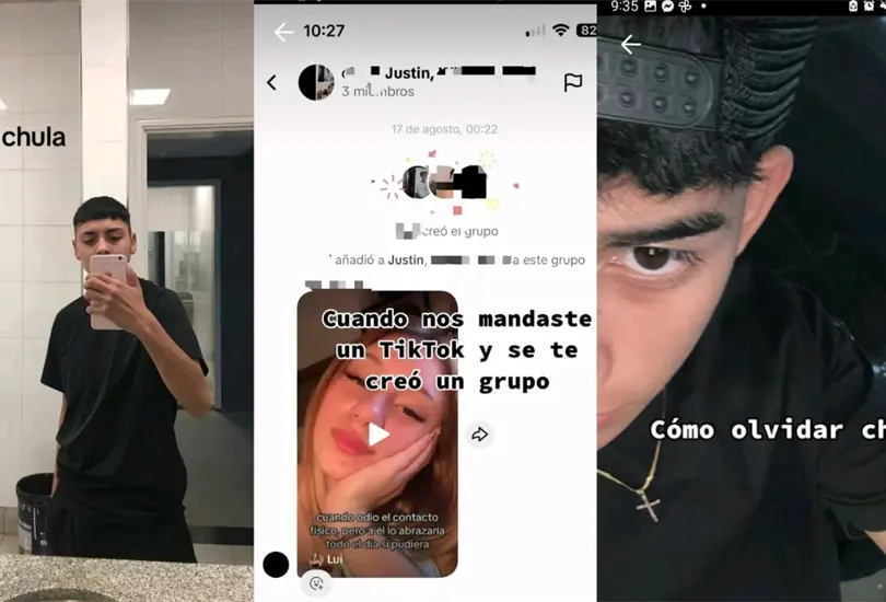 Los tres jóvenes se percataron de la infidelidad cuando la novia hizo un grupo (por accidente) para enviarles el mismo video Los tres jóvenes se percataron de la infidelidad cuando la novia hizo un grupo (por accidente) para enviarles el mismo video