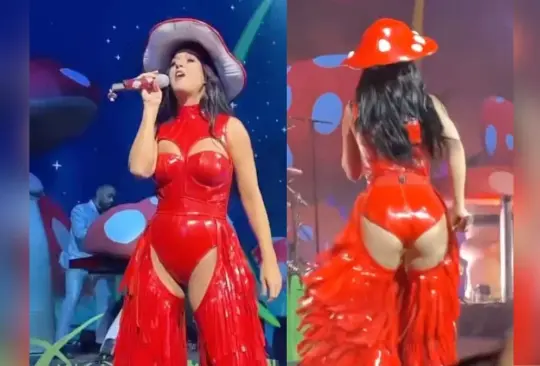 VIDEO: Katy Perry da concierto privado en foro de Televisa, para los artistas y trabajadores 