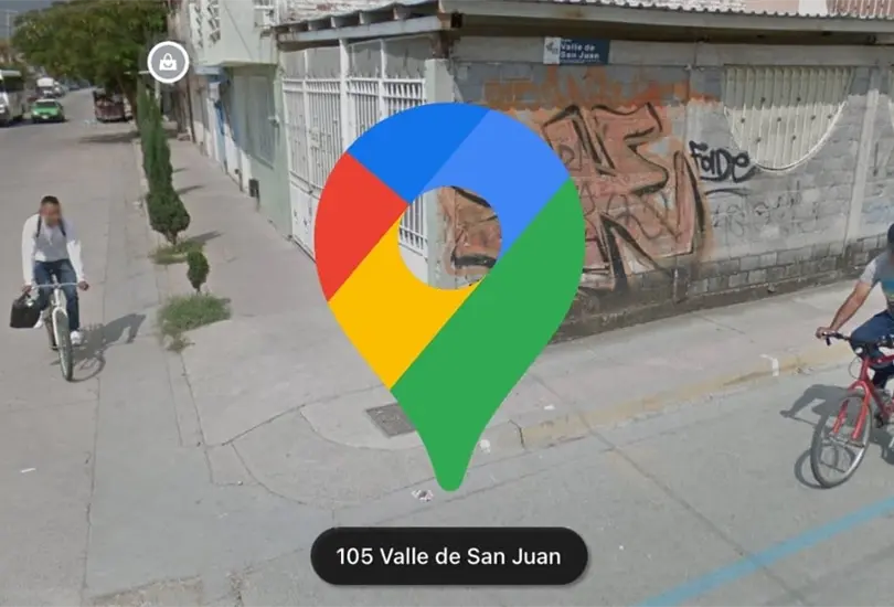 Google Maps capta choque de ciclistas