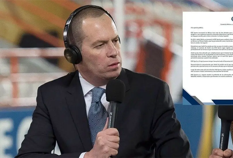 Andr&eacute; Mar&iacute;n se va de Televisa sin avisarle a Fox Sports. 