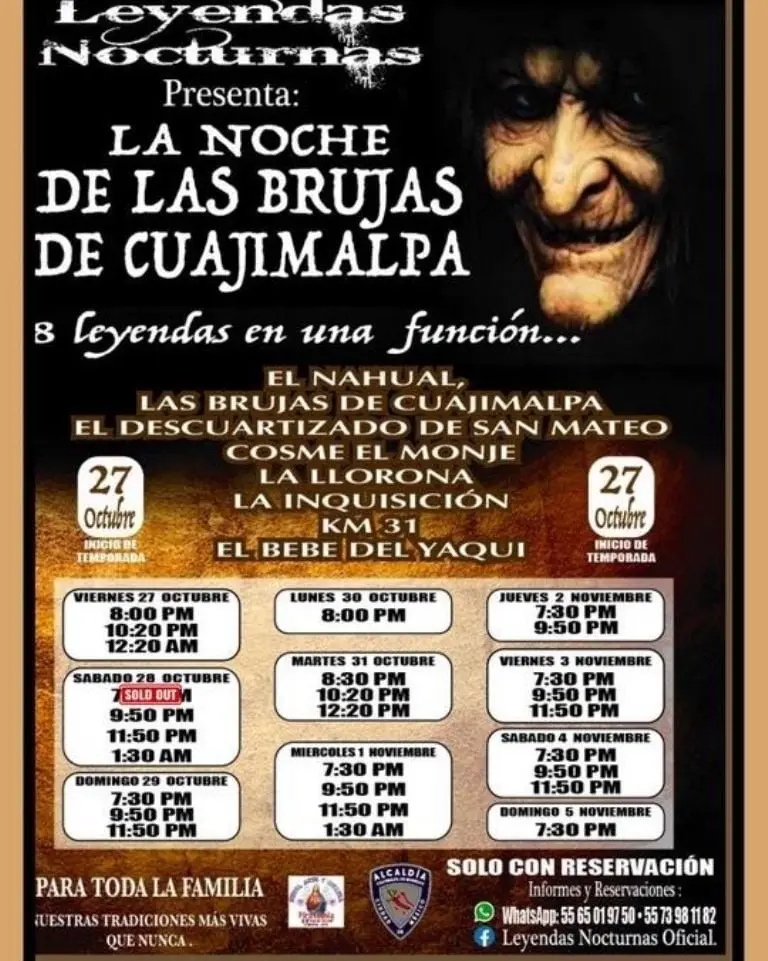 Noche de las brujas en CDMX: Escucha escalofriantes leyendas en un antiguo convento en el bosque Créditos: Facebook