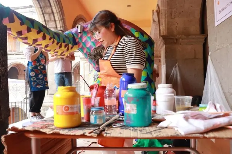 'Ponchito Vasconsueños', el alebrije del Museo San Ildefonso, que desfilará por primera vez este 2023 Créditos: Neftalí Sosa