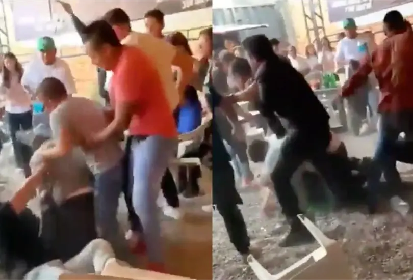 VIDEO: Se desata otra pelea campal en bar de Puebla, en Ciudad Universitaria BUAP 