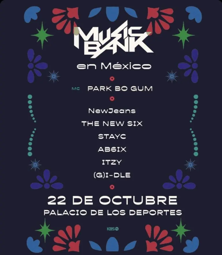 Music Bank México 2023: Line up, horarios y guía completa del evento Créditos: Ocesa Kpop