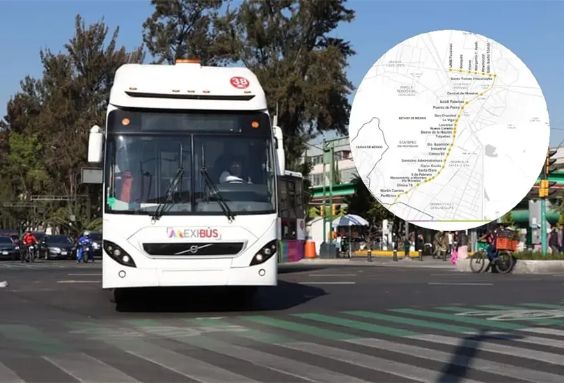El Mexibús llegará a la Ciudad de México hasta La Raza. El Mexibús llegará a la Ciudad de México hasta La Raza.
