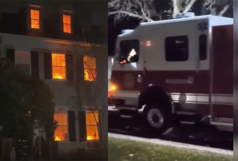 Bomberos acuden a incendio en una casa de Nueva York, eran adornos de Halloween 