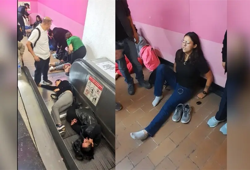 Metro CDMX: Falla en escaleras eléctricas de la estación Polanco deja 7 lesionados de gravedad. Metro CDMX: Falla en escaleras eléctricas de la estación Polanco deja 7 lesionados de gravedad.