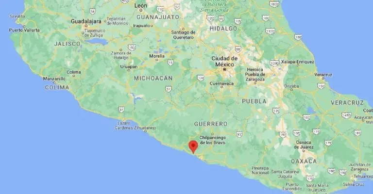 Coyuca de Benítez, en la Costa Grande de Guerreo. (Google Maps)