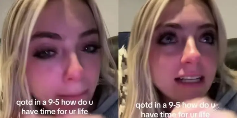 La joven fue duramente criticada en redes sociales por quejarse de su empleo. La joven fue duramente criticada en redes sociales por quejarse de su empleo.
