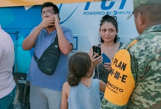 Anunciaron ayuda a la población de Acapulco, Guerrero. 