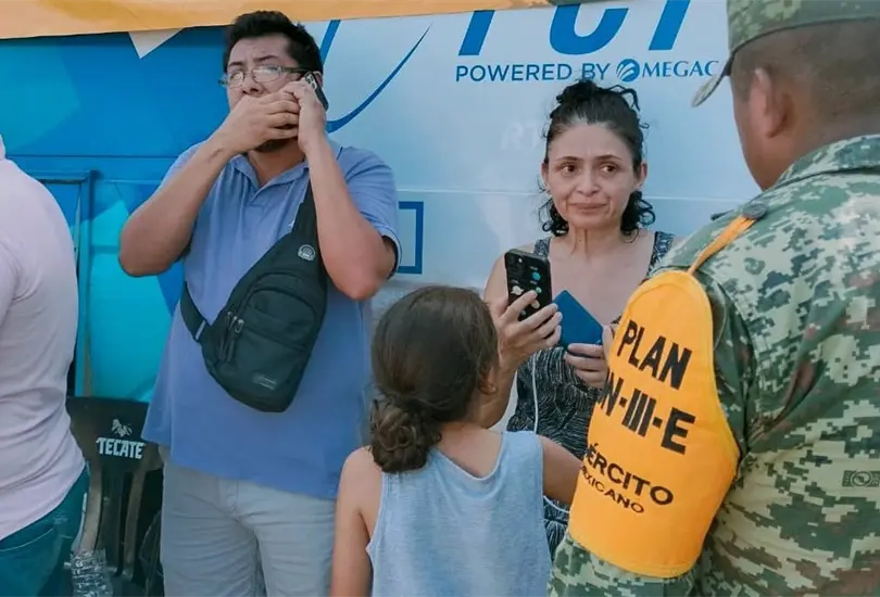 Anunciaron ayuda a la poblaci&oacute;n de Acapulco, Guerrero. 