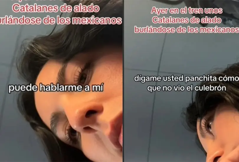 Joven exhibe española burlándose de mexicanos Joven exhibe española burlándose de mexicanos