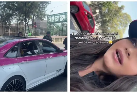 Colombiana sufre estafa en taxi de CDMX