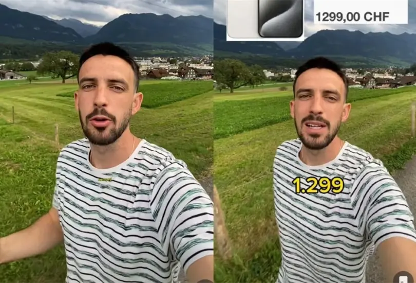 Un joven argentino que trabaja en Suiza decidi&oacute; hacer un video mostrando cu&aacute;nto tiempo tiene que trabajar para poder comprarse diferentes aparatos electr&oacute;nicos y un autom&oacute;vil
