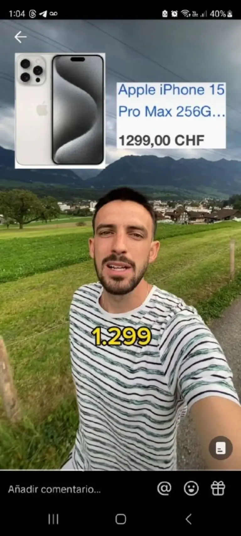 Joven revela cuánto tiempo debe trabajar en Suiza para comprar un IPhone - Tomada de video