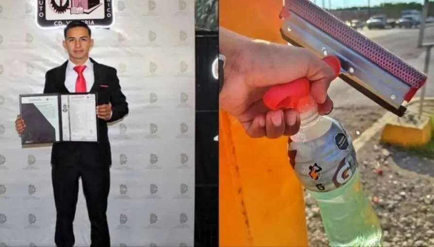 Joven se vuelve viral por historia de superación como limpiaparabrisas. Joven se vuelve viral por historia de superación como limpiaparabrisas.