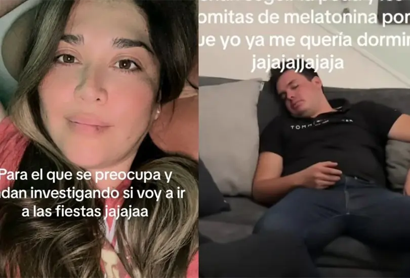 Mujer causa indignación en redes por da melatonina a sus amigos para que duerman en la fiesta Mujer causa indignación en redes por da melatonina a sus amigos para que duerman en la fiesta
