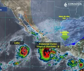 Ciclones Lidia y Max en México últimas noticias hoy 9 de octubre: sigue su trayectoria en vivo