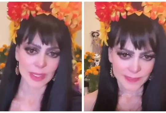 Maribel Guardia muestra la ofrenda que le puso a su hijo