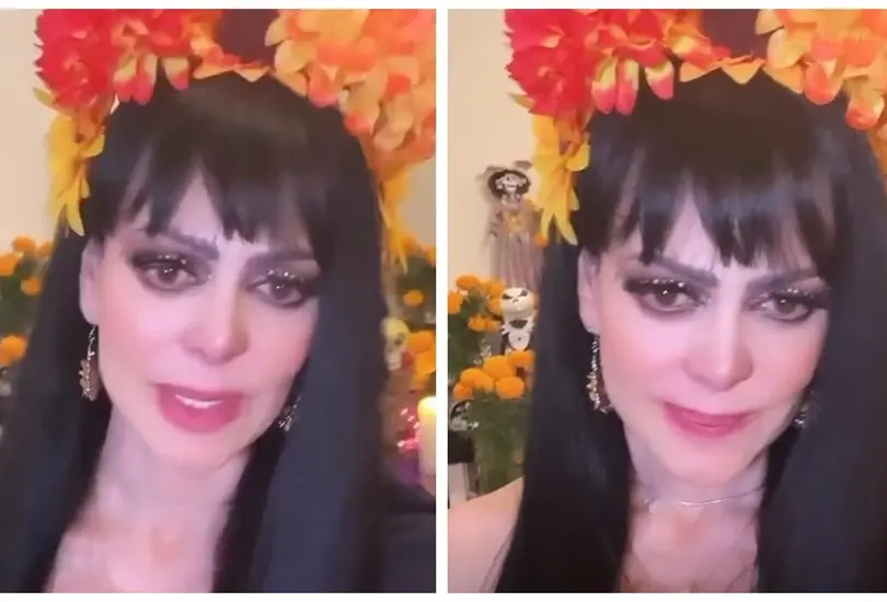 Maribel Guardia muestra la ofrenda que le puso a su hijo Maribel Guardia muestra la ofrenda que le puso a su hijo