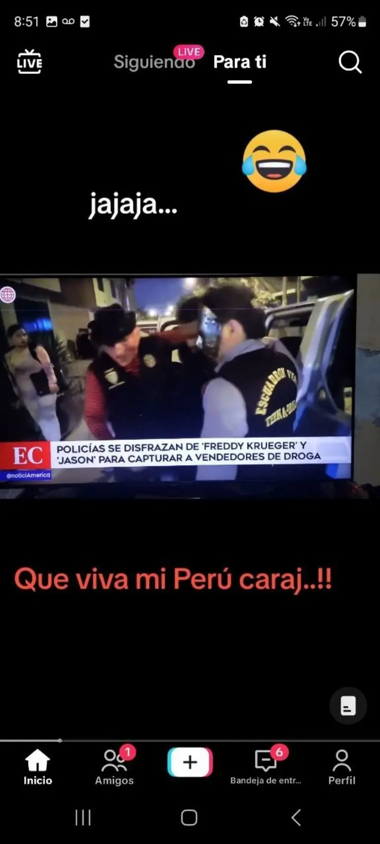 Policías se disfrazan de personajes de halloween para detener a vendedores de droga - Tomada de video