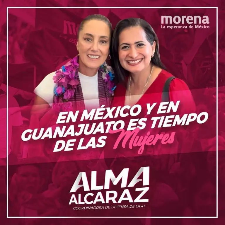 Alma Alcaraz, la inesperada diputada que irá por la 4T en Guanajuato, la entidad más antiMorena Créditos: FB