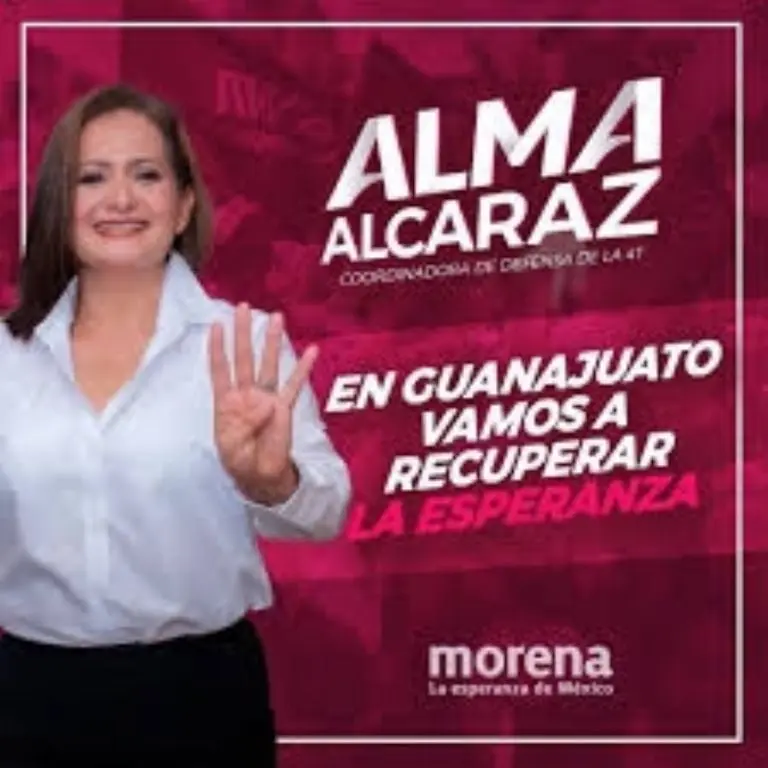 Alma Alcaraz, la inesperada diputada que irá por la 4T en Guanajuato, la entidad más antiMorena Créditos: FB