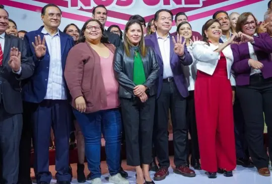 El anuncio de los candidatos de Morena para gobernadores en 2024. 
