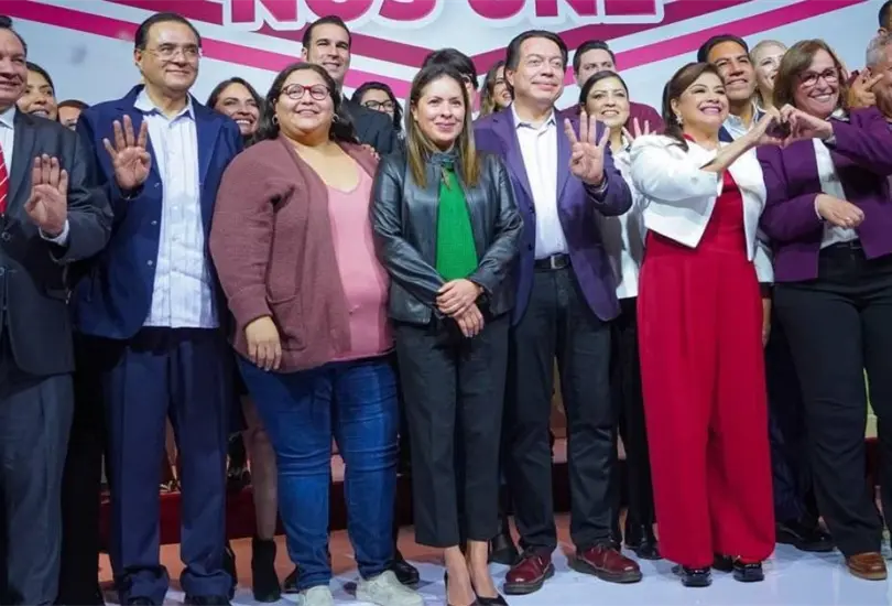 El anuncio de los candidatos de Morena para gobernadores en 2024. 