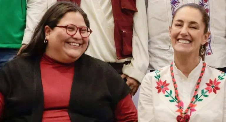Citlalli Hernández junto a Claudia Sheinbaum. Foto: Instagram.