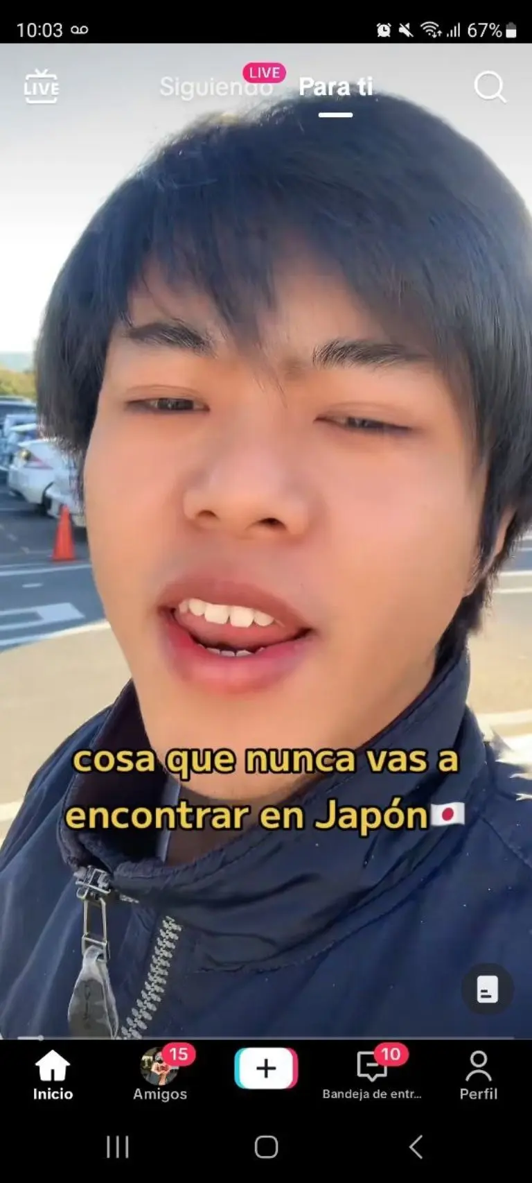 Japonés extraña comida mexicana - Tomada de video