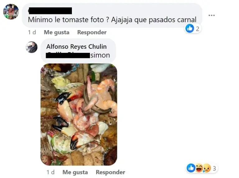 Restaurante cobra 7 mil pesos por una mariscada (Facebook)